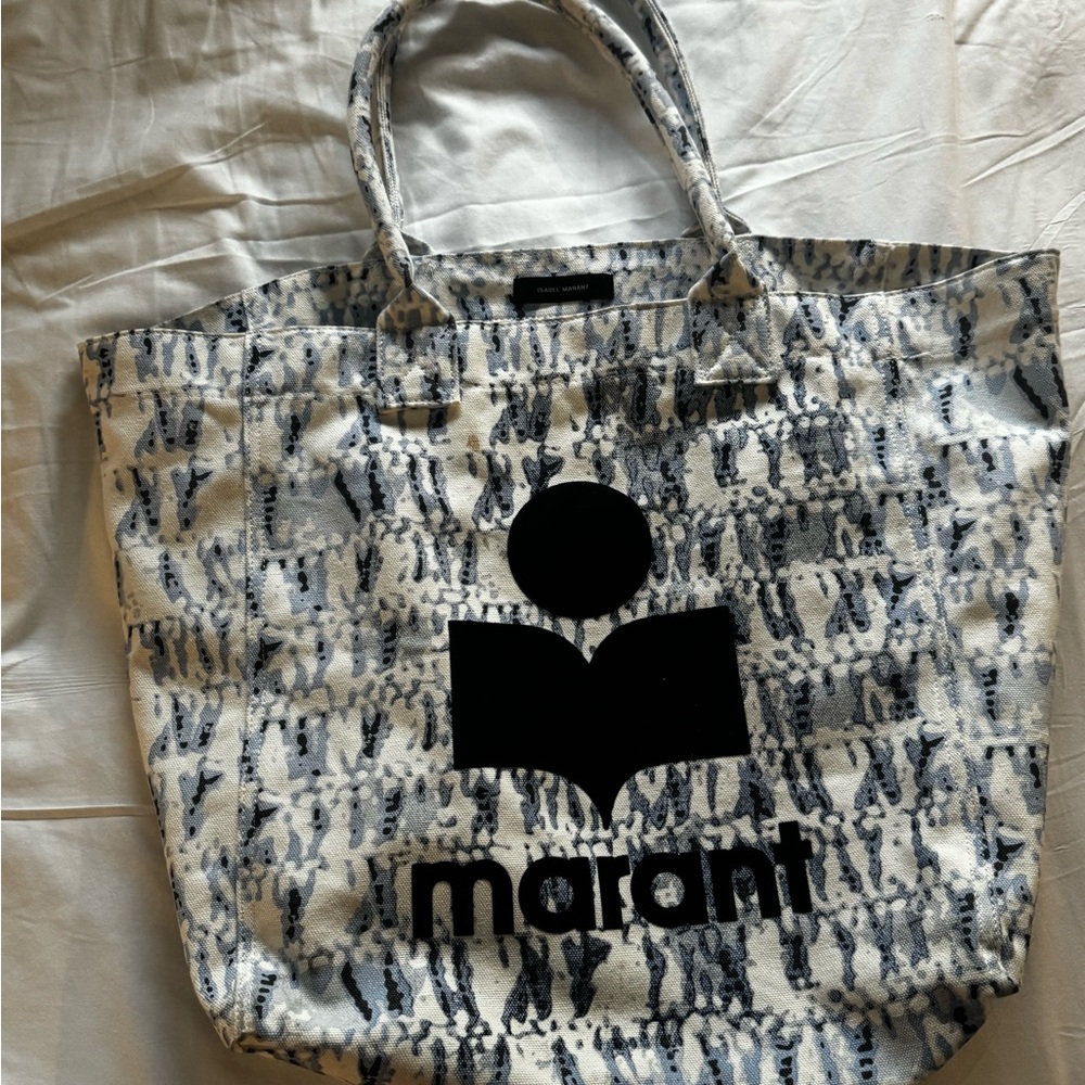 Isabel Marant Yenky Logo Tote Bag USED TIE DYE